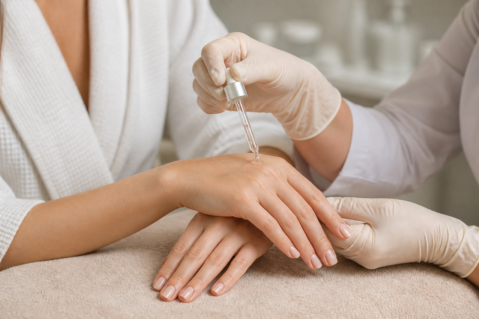 Hand rejuvenation treatment